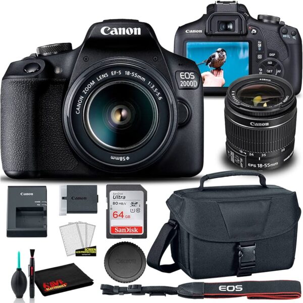 canon camera eos 2000d kit