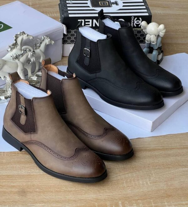 classic men formal ankle shoes