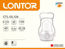 lontor outdoor light ctl-ol124u