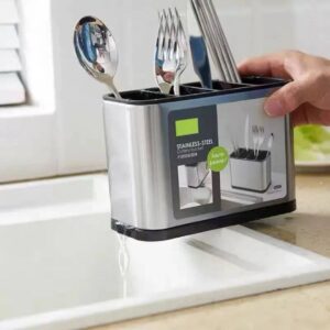 stainless steel cutlery drainer1