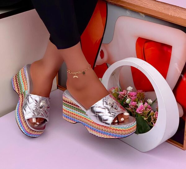 stylish wedge slippers