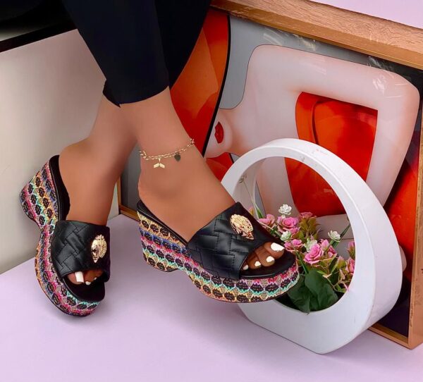 stylish wedge slippers