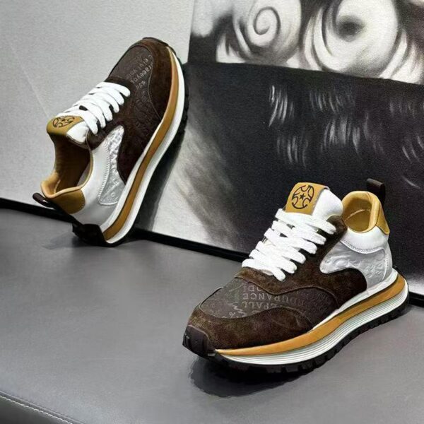 men's casual breathable lace-up sneakers