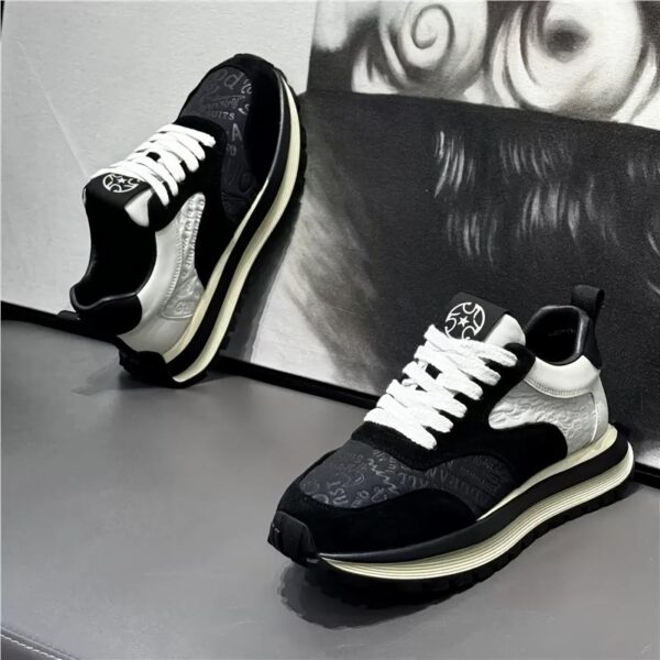 men's casual breathable lace-up sneakers