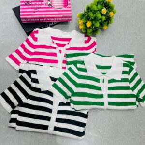 knitted luxury stripe  dress