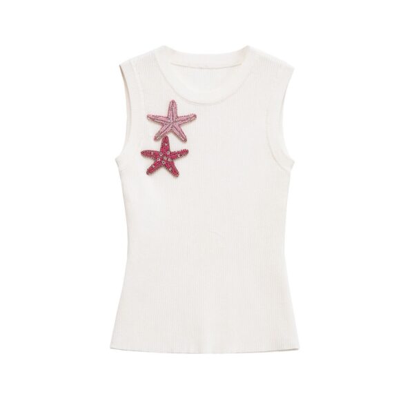 zara starfish knit top