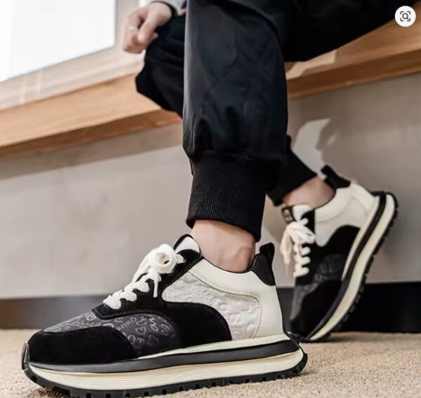 men's casual breathable lace-up sneakers