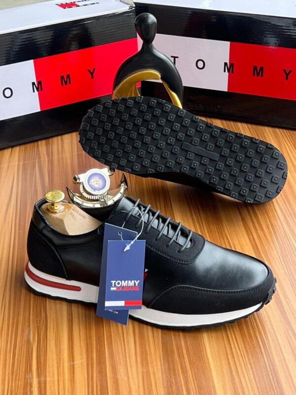 men's casual leather lace-up sneakers