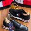 Men's Casual Leather Lace-Up Sneakers