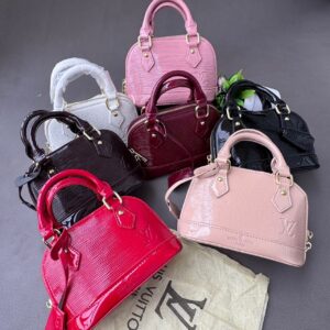 striped body mini handbag