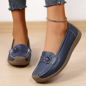 Ladies Fashion Leather Loafers