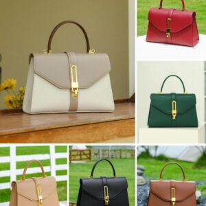 ladies buckle handbag