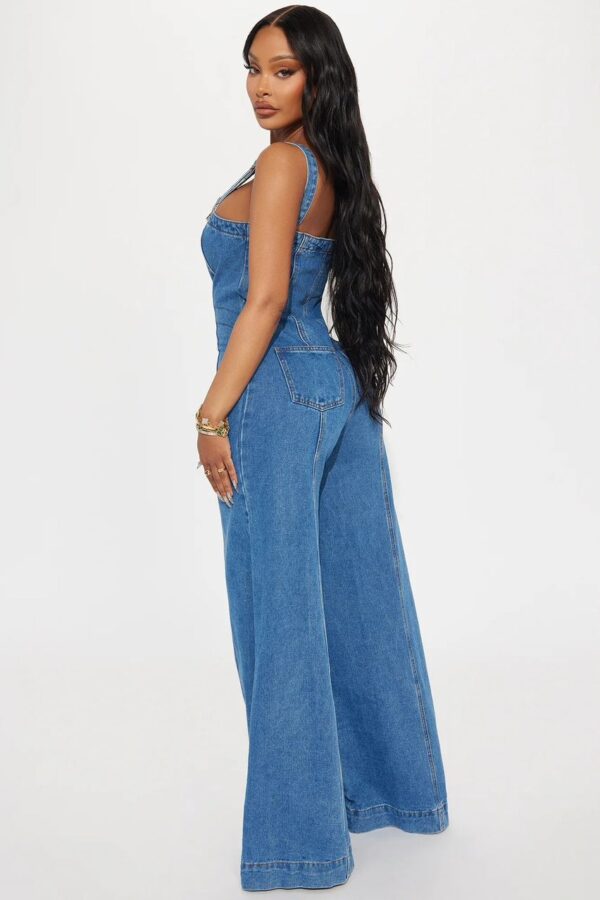 ladies denim jumpsuit