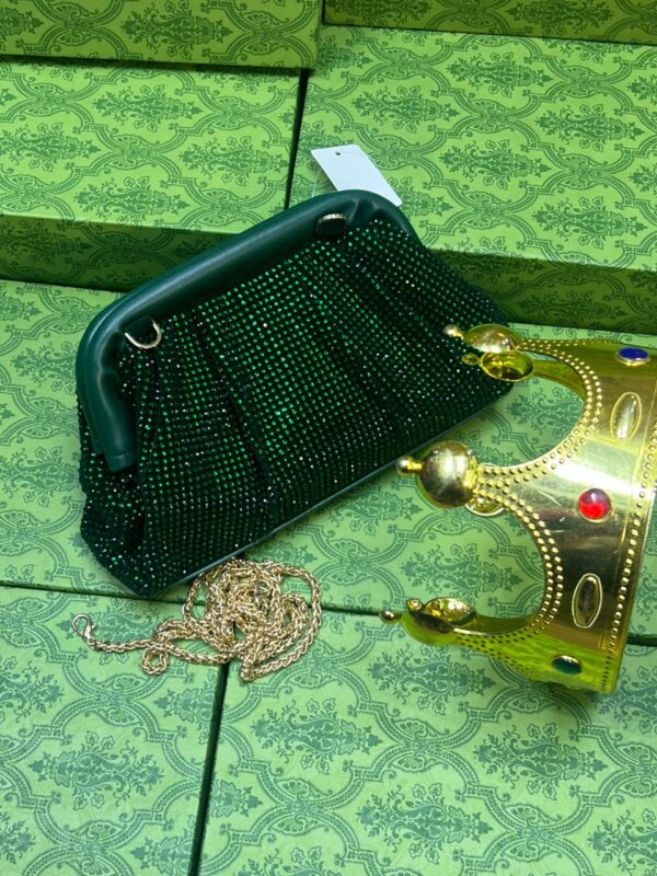 rhinestone clutch bag