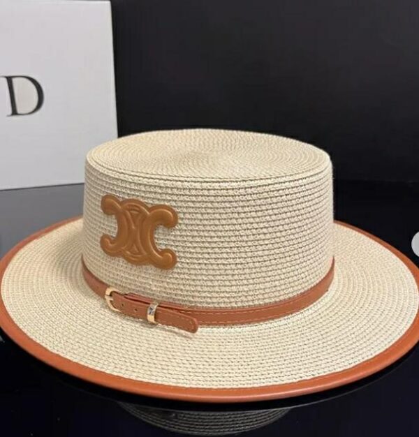 wide brim straw hat