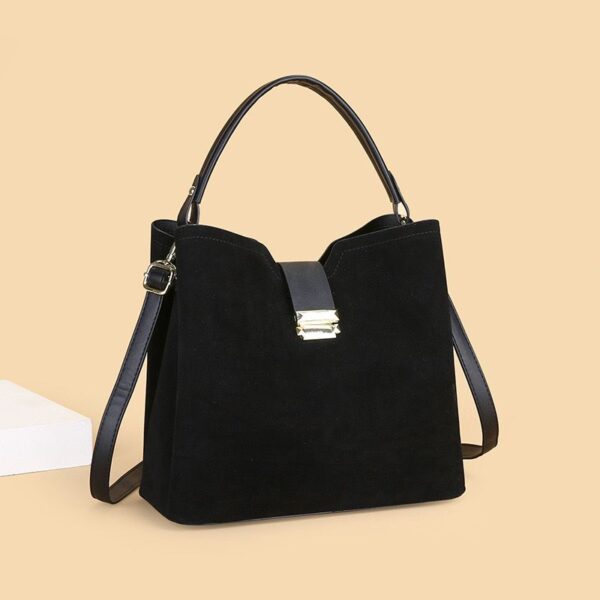 women quality suede hand bag