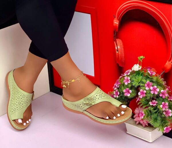 platform wedge flip-flops slippers