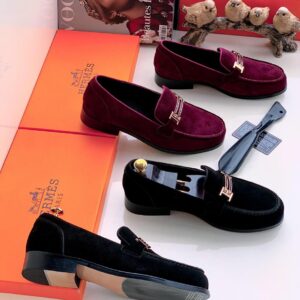 men suede slip-on dress loafers