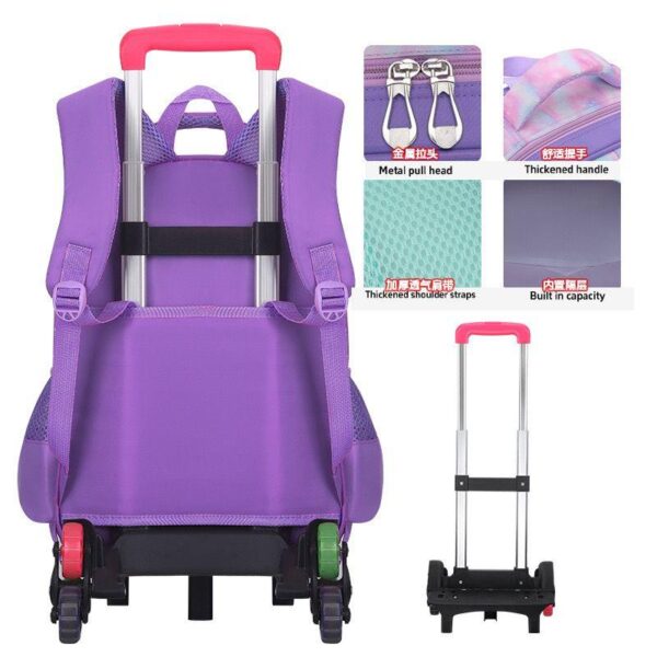children's trolley school bag
