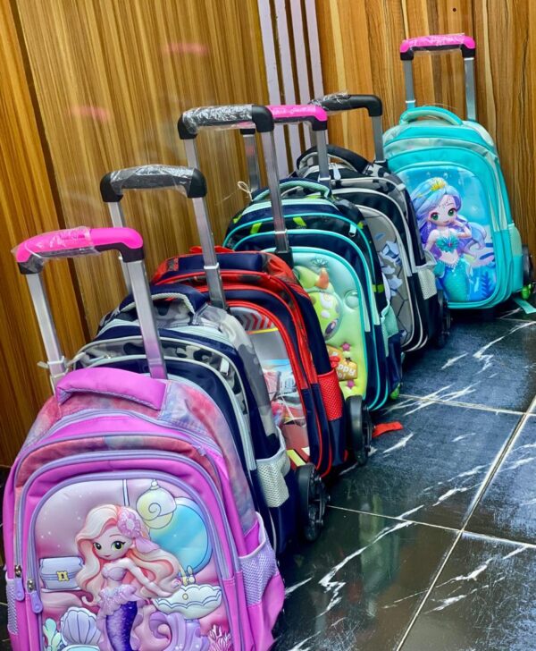 children's trolley school bag