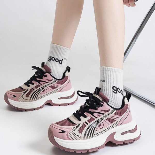 Women Fashion Breathable Platform Sneakers