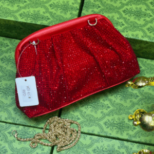 rhinestone clutch bag
