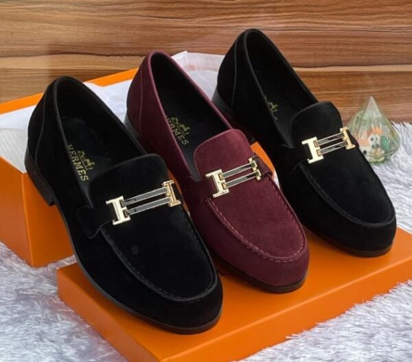 Men Suede Slip-On Dress Loafers