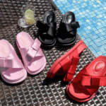 Ladies Bow Slides