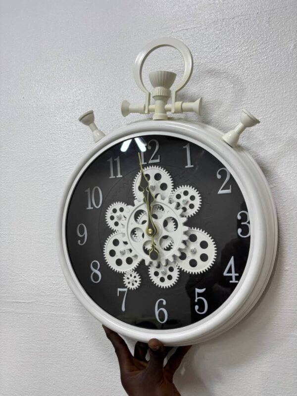 anchor clock with rotor gears