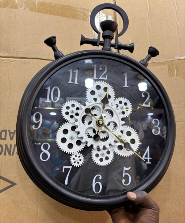 anchor clock with rotor gears