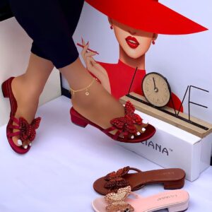 ladies butterfly bliss slippers
