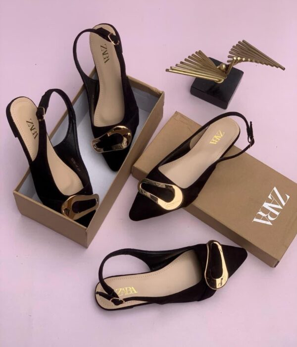 women pointed toe low heels shoes