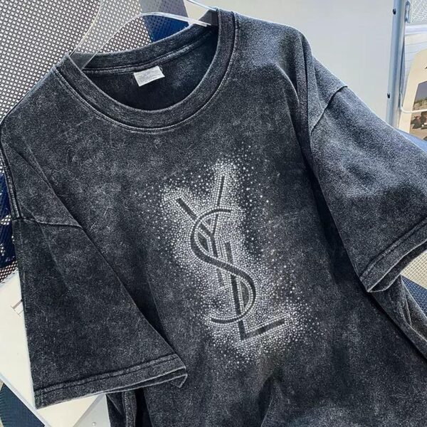 designer plus size round neck t-shirt