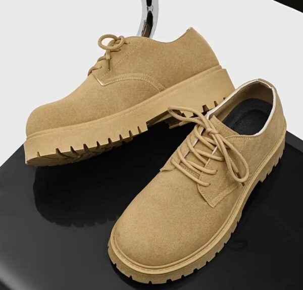 men low-cut derby boots