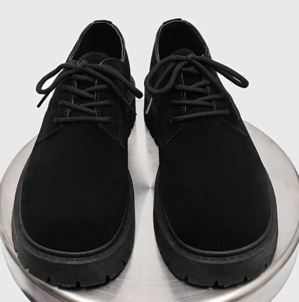 men low-cut derby boots