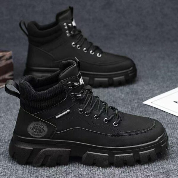men high-top outdoor work boots