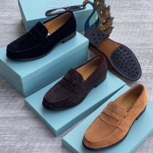Marketplace & Online Shopping 141 men suede penny loafers