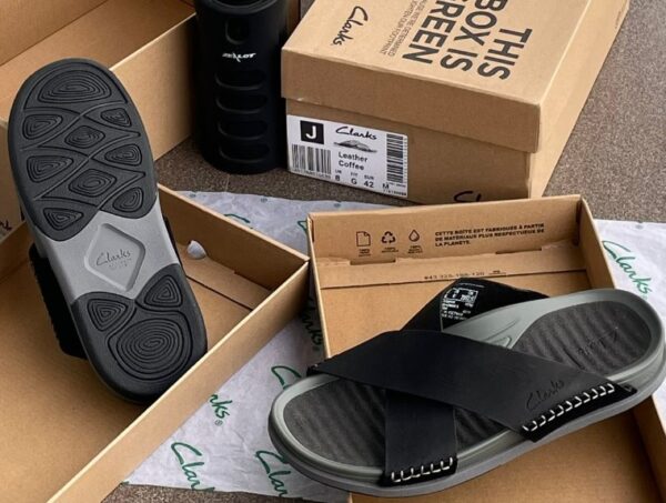 men casual criss cross strap slides