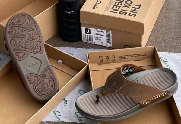 men's leather slippers