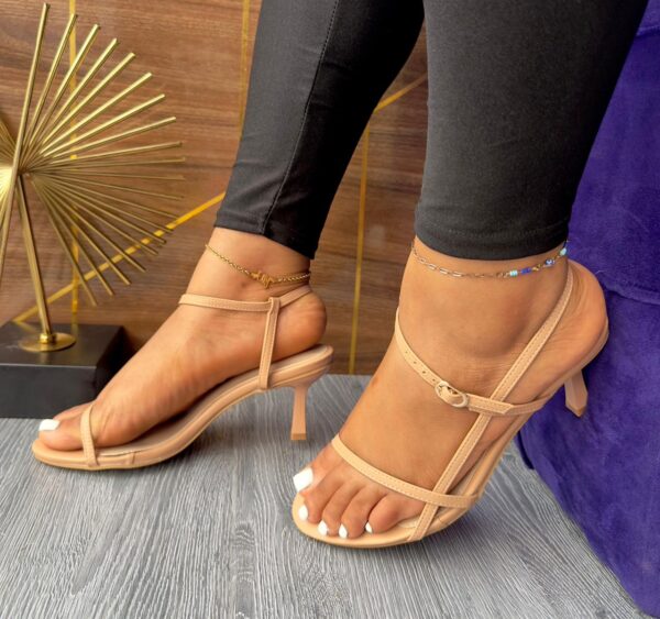 women open toe strappy heels