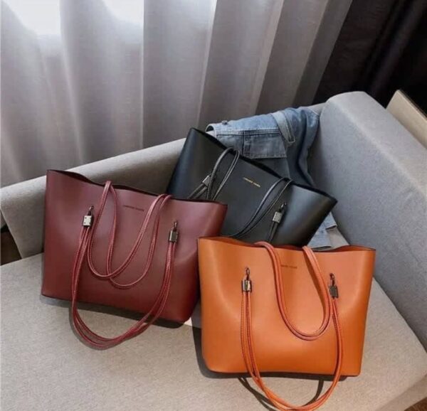 ladies large capacity shoulder tote handbag