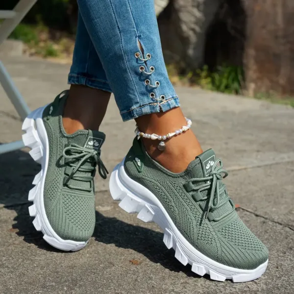 Women's Casual Breathable Knit Sneakers women's casual breathable knit sneakers