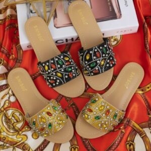 Marketplace & Online Shopping 134 women embellished flat sandals
