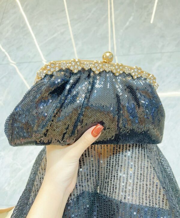 women sequin small clutch bags