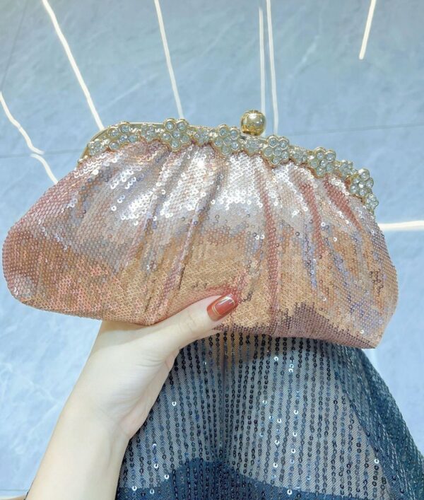 women sequin small clutch bags