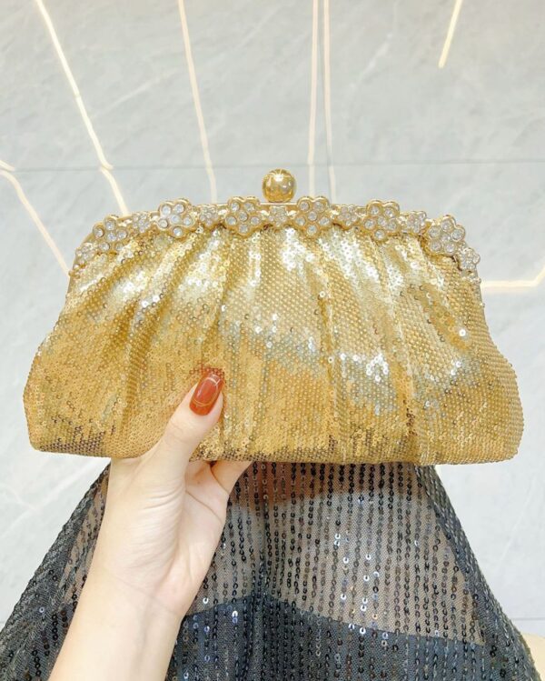 women sequin small clutch bags