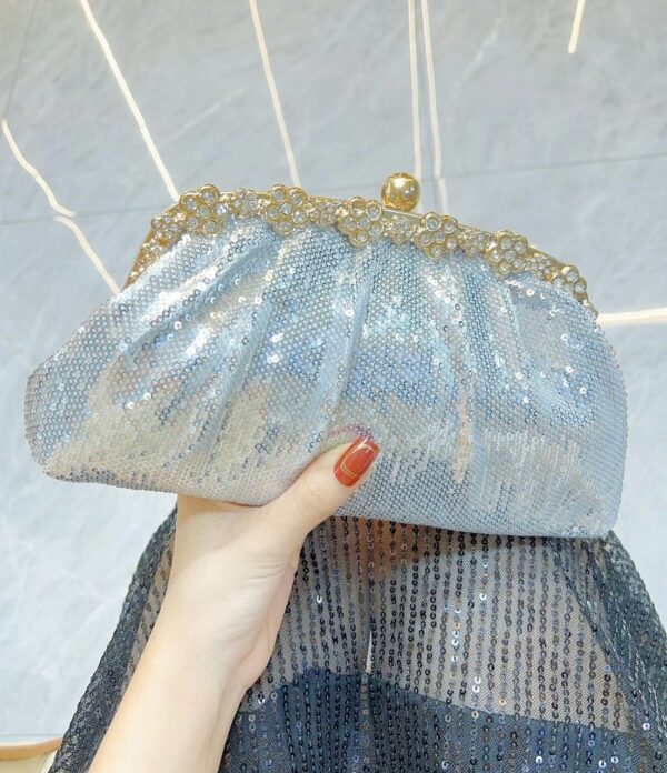 women sequin small clutch bags
