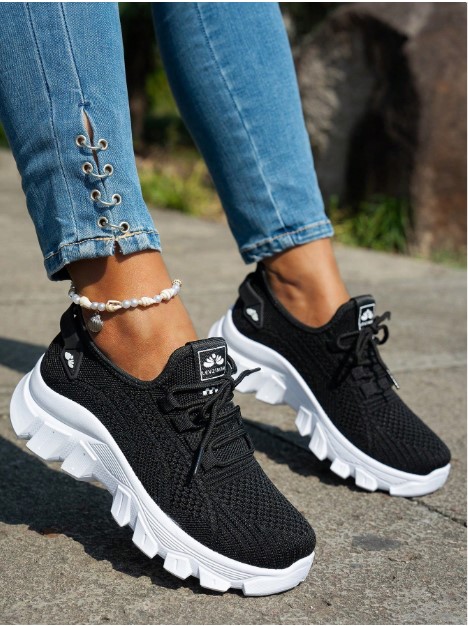 Women Casual Lightweight Lace-Up Sneakers women casual lightweight lace-up sneakers