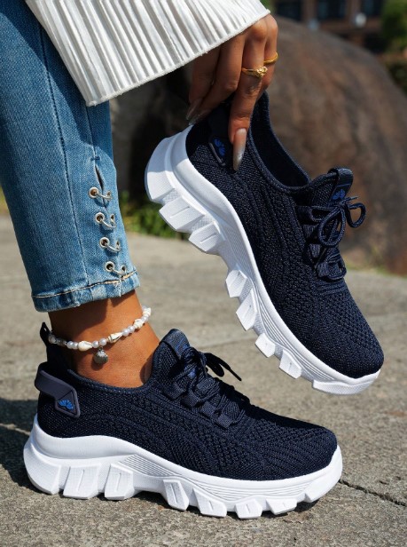 Women Casual Lightweight Lace-Up Sneakers women casual lightweight lace-up sneakers