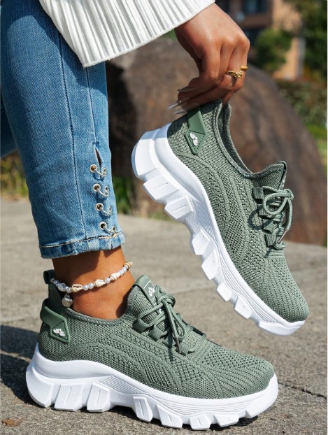 Women Casual Lightweight Lace-Up Sneakers women casual lightweight lace-up sneakers